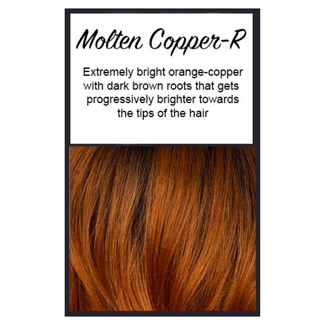 Ainsley Wig - Molten Copper Rooted