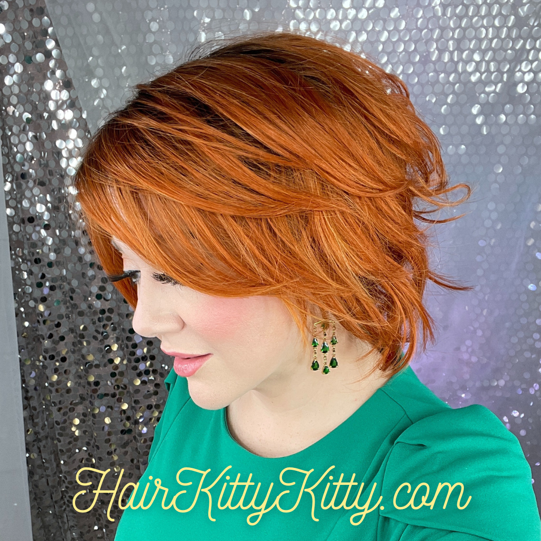 Charisma Wig - Molten Copper Rooted