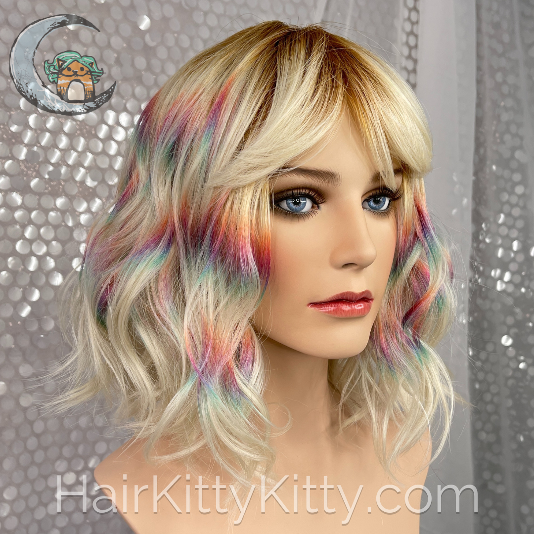 Ambrose Wig - Holographic Blonde Rooted (Special Edition)
