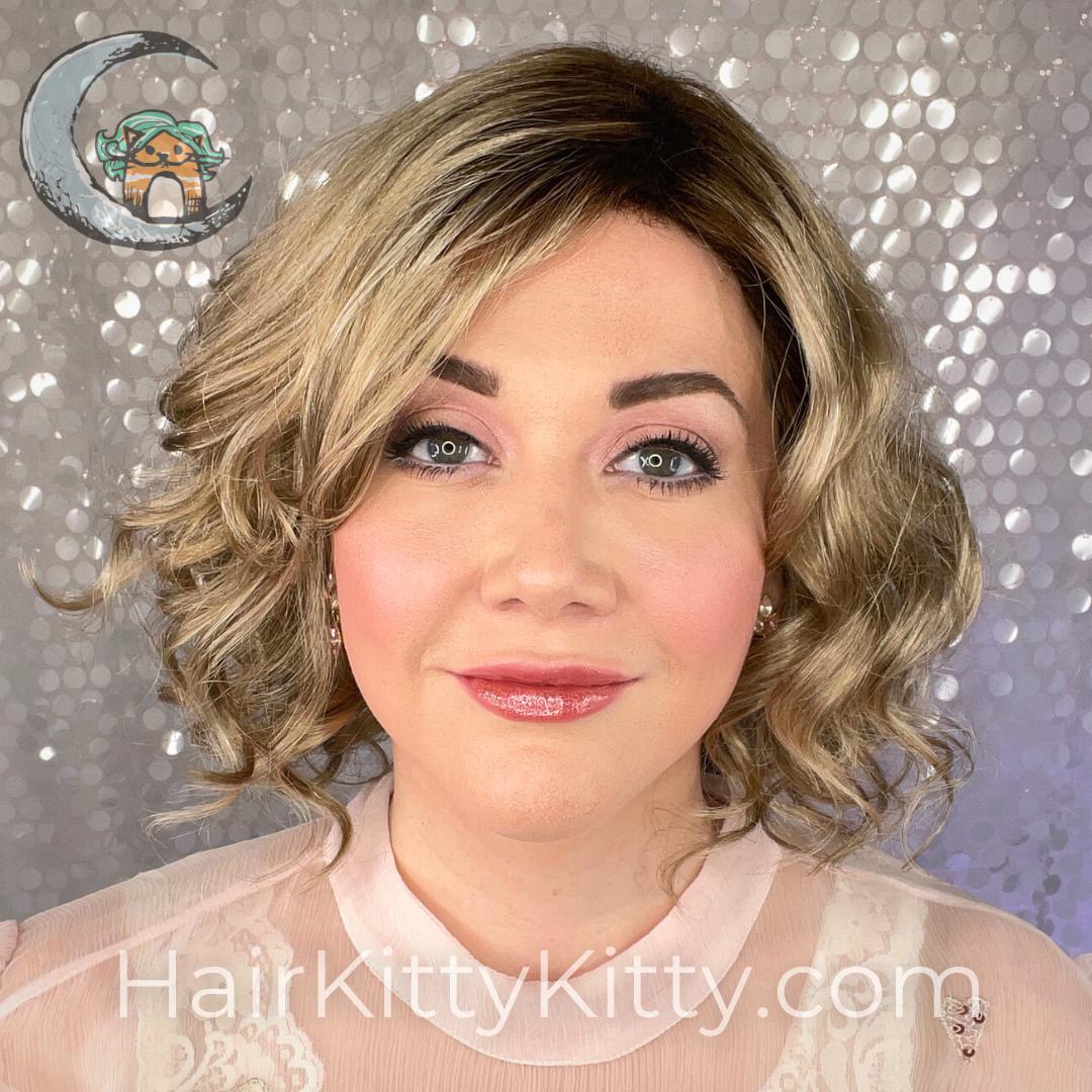 Willow Wig - Aniston Foil Rooted-Premium Open Capped Wigs-Wigs Forever-Aniston Foil Rooted-Willow | Aniston Foil Rooted | Wigs Forever Synthetic | Open Cap-3A, All, Aniston Foil Rooted, Average-Large, balanced, Bob, Fashion, Fringe: 8", Has Permatease, Heart + Inverted Triangle, Medical, Nape 4 - 6", Natural Curls, New Releases, olive, Oval + Diamond, Overall Length: 14", Popular, Round, Square, Standard Wig, Synthetic (Non-HF), Triangle + Pear, Weight: 4 oz, WF, Willow, zodiac-cancer, zodiac-li