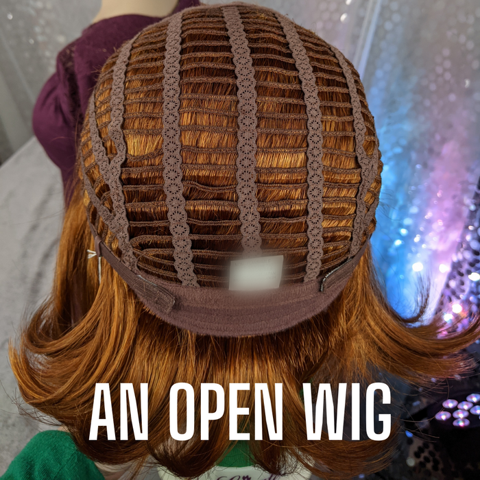 What is an open capped wig?