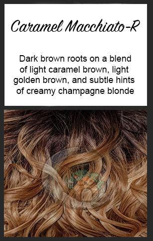 Caramel Macchiato Rooted | Hair Colors-HairKittyKitty.com-CysterWigs-Wigs-Toppers-Wear_comfort_meets_cute