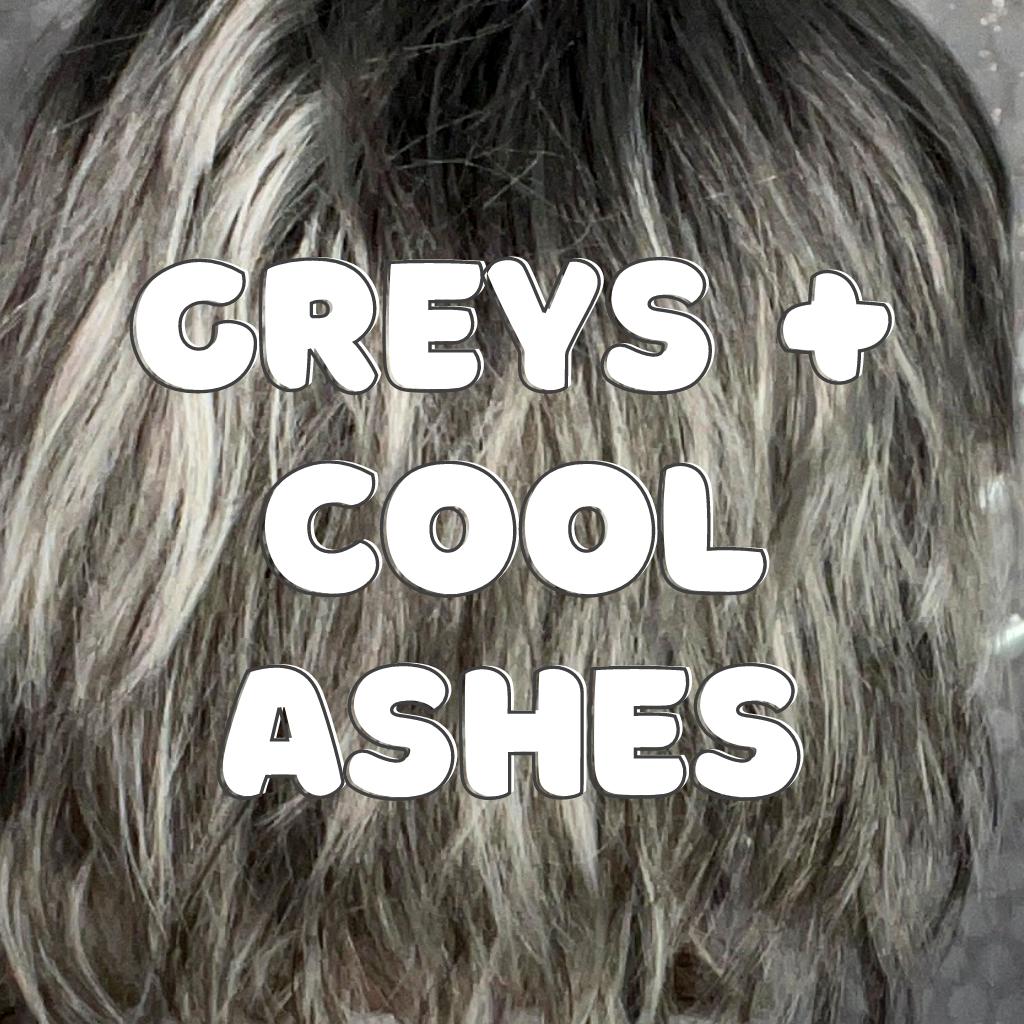 Greys + Cool Ashes | Shop Wigs and Toppers in Similar Hair Colors-HairKittyKitty.com-CysterWigs-Wigs-Toppers-Wear_comfort_meets_cute