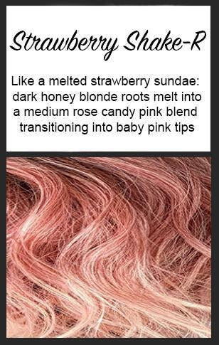 Strawberry Shake Rooted | Hair Colors-HairKittyKitty.com-CysterWigs-Wigs-Toppers-Wear_comfort_meets_cute