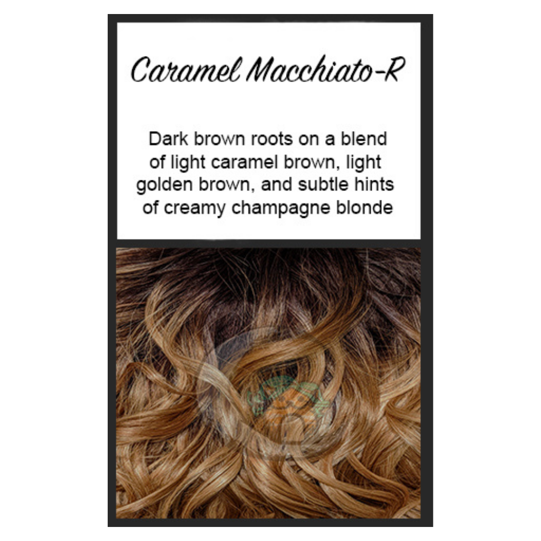 Ainsley Wig -  Caramel Macchiato Rooted