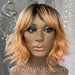 Ambrose 10 Inch Wig - Peach Bellini Rooted-Machine Made Wefted Wig-CysterWigs Limited-Peach Bellini Rooted-Ambrose 10 Inch | Peach Bellini Rooted | CysterWigs Limited Heat Friendly Synthetic Wig-"Fringe: 4 inches, 2022, All, Ambrose, Average, Bob, CWL, Favorites, fringe, Heart + Inverted Triangle, Heat-Friendly Synthetic, Nape 3 - 4"", Nape: 3.5 inches, no permatease, Oval + Diamond, Overall Length: 10 inches, Peach Bellini Rooted, Popular, Round, Side: 10 inches, Standard Wig, Triangle + Pear, 