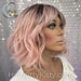 Ambrose 10 Inch Wig - Rose Blush Rooted-Machine Made Wefted Wig-CysterWigs Limited-Rose Blush Rooted-Ambrose 10 Inch | Rose Blush Rooted | CysterWigs Limited Heat Friendly Synthetic Wig-"Fringe: 4 inches, 2022, All, Ambrose, Average, Bob, cool, CWL, Favorites, fringe, Heart + Inverted Triangle, Heat-Friendly Synthetic, Nape 3 - 4"", Nape: 3.5 inches, New Releases, no permatease, Oval + Diamond, Overall Length: 10 inches, Popular, Rose Blush Rooted, Round, Side: 10 inches, Standard Wig, Triangle 