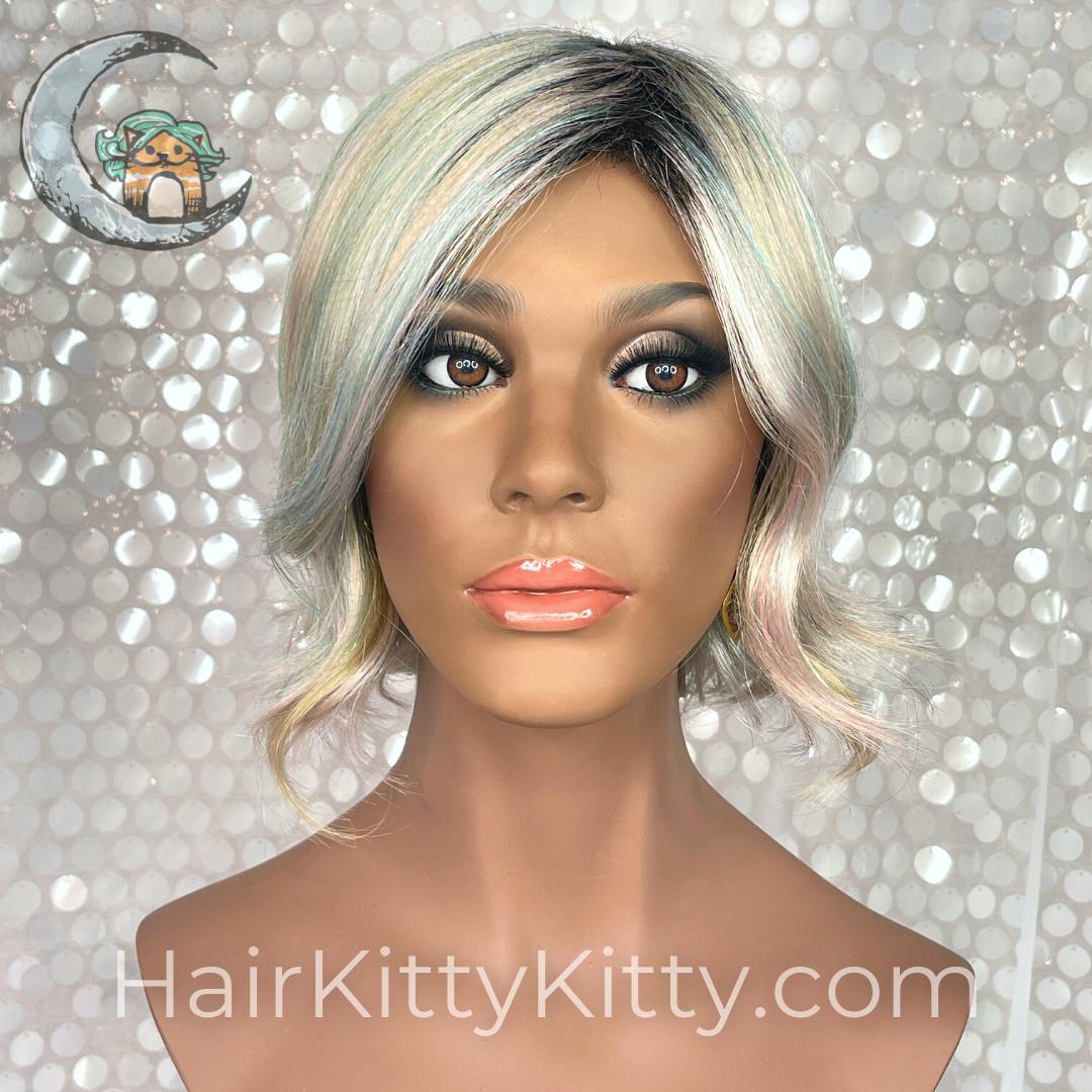 Anya Wig - Mermaid Kisses Rooted-Premium Open Capped Wigs-Wigs Forever-Mermaid Kisses Rooted-Anya | Mermaid Kisses Rooted | Wigs Forever Synthetic | Open Cap-2020, 2A, All, Anya, Average-Large, Bob, cool, Crown Filler, Favorites, Fringe: 9", Has Permatease, Heart + Inverted Triangle, Medical, Mermaid Kisses Rooted, Nape 3 - 4", Natural Curls, Natural Density, Oval + Diamond, Overall Length: 12.5", Popular, Round, Square, Standard Wig, Synthetic (Non-HF), Wavy, Weight: 4 oz, WF, Wigs, zodiac-aqua