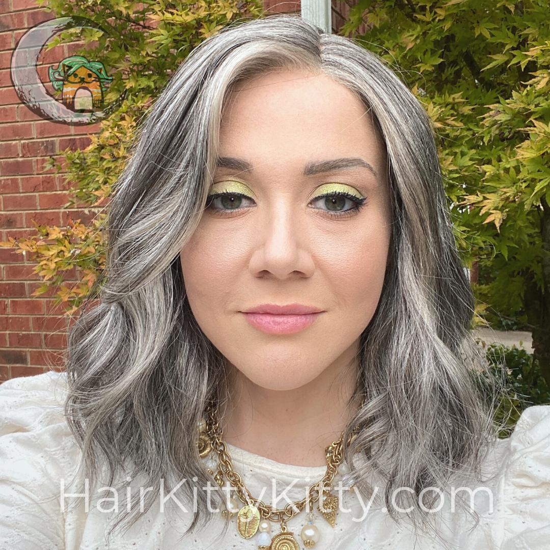 Grey monofilament clearance wigs