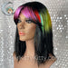 Calista Wig - Prismatic Ebony Rooted-Monofilament Lace Part Wigs-Wigs Forever-Prismatic Ebony Rooted-Calista | Prismatic Ebony Rooted | Wigs Forever Synthetic | Lace Middle Part-2020, 2A, All, Average-Large, balanced, Beachy, Calista, Fringe, Fringe: 6", Heart + Inverted Triangle, intense, Lace Part, Medical, Nape 4 - 6", No Permatease, Oblong + Rectangle, olive, Oval + Diamond, Overall Length: 16", Prismatic Ebony Rooted, Round, Shattered, Square, Synthetic (Non-HF), Triangle + Pear, Weight: 5 
