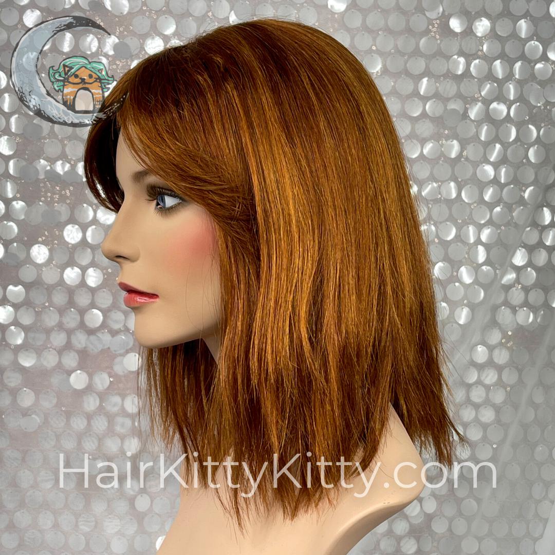 Calista Wig - Tahitian Sunset-Monofilament Lace Part Wigs-Wigs Forever-Tahitian Sunset-Calista | Tahitian Sunset | Wigs Forever Synthetic | Lace Middle Part-2020, 2A, All, Average-Large, Beachy, Calista, Fringe, Fringe: 6", Heart + Inverted Triangle, Lace Part, Medical, Nape 4 - 6", No Permatease, Oblong + Rectangle, Oval + Diamond, Overall Length: 16", Round, Shattered, Square, Synthetic (Non-HF), Tahitian Sunset, Triangle + Pear, warm, Weight: 5 oz, WF, Wigs, zodiac-aries, zodiac-gemini, zodia
