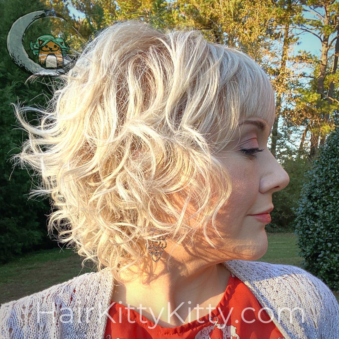 Felix Wig - Harlow Blonde Rooted-Machine Made Wefted Wig-CysterWigs Limited-Harlow Blonde Rooted-Felix | Harlow Blonde Rooted | CysterWigs Limited HF Full Wig-2019, 3A, All, Average, cool, Crown Filler, CWL, Fashion, Favorites, Felix, Fringe, Fringe: 2.5", Harlow Blonde Rooted, Has Permatease, Heat-Friendly Synthetic, Nape 4 - 6", Natural Curls, New Releases, Oval + Diamond, Overall Length: 13", Popular, Round, Shag, Standard Wig, Tight Curls, Triangle + Pear, Weight: 3 oz, Wigs, zodiac-aries, z