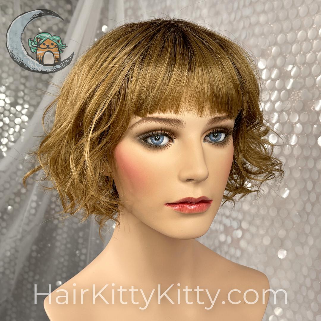 Felix Wig - Masala Chai Rooted-Machine Made Wefted Wig-CysterWigs Limited-Masala Chai Rooted-Felix | Masala Chai Rooted | CysterWigs Limited HF Full Wig-2019, 3A, All, Average, Balanced, Crown Filler, CWL, Fashion, Favorites, Felix, Fringe, Fringe: 2.5", Has Permatease, Heat-Friendly Synthetic, Masala Chai Rooted, Nape 4 - 6", Natural Curls, Olive, Oval + Diamond, Overall Length: 13", Popular, Round, Shag, standard wig, Tight Curls, Triangle + Pear, Weight: 3oz, Wigs, zodiac-cancer, zodiac-capri