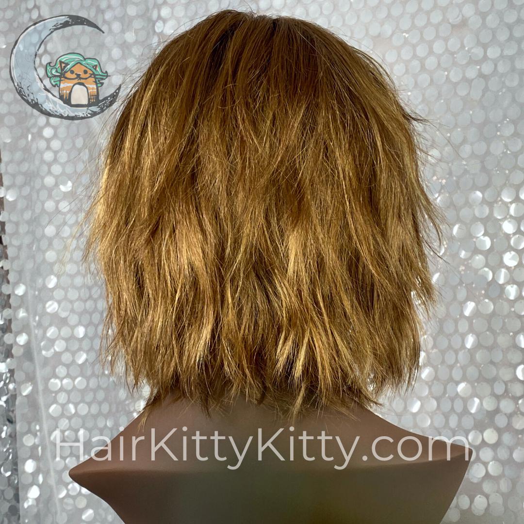 Juniper Wig - Caramel Latte Rooted-Premium Open Capped Wigs-Wigs Forever-Caramel Latte Rooted-Juniper | Caramel Latte Rooted | Wigs Forever Synthetic | Open Cap-2020, All, Caramel Latte Rooted, Crown Filler, Fringe, Fringe: 4.75", Has Permatease, Heart + Inverted Triangle, Juniper, Medical, Nape 4 - 6", Natural Density, Oval + Diamond Round, Overall Length: 13.5", Shag, Shattered, Square, Standard Wig, Straight, Synthetic (Non-HF), Triangle + Pear, warm, Weight: 4 oz, WF, Wigs, zodiac-aries, zod