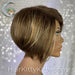 Piper Wig - Chocolate Icing Rooted-Machine Made Wefted Wig-CysterWigs Limited-Chocolate Icing Rooted-Piper | Chocolate Icing Rooted | CysterWigs Heat Friendly Synthetic Wig-2020, All, Average, Bob, Chocolate Icing Rooted, cool, Crown Filler, CWL, Favorites, Fringe: 10", Has Permatease, Heart + Inverted Triangle, Heat-Friendly Synthetic, Nape <2", Natural Density, olive, Oval + Diamond, Overall Length: 10", Piper, Popular, Round, Square, Standard Wig, Straight, Triangle + Pear, Weight: 3 oz, Wigs