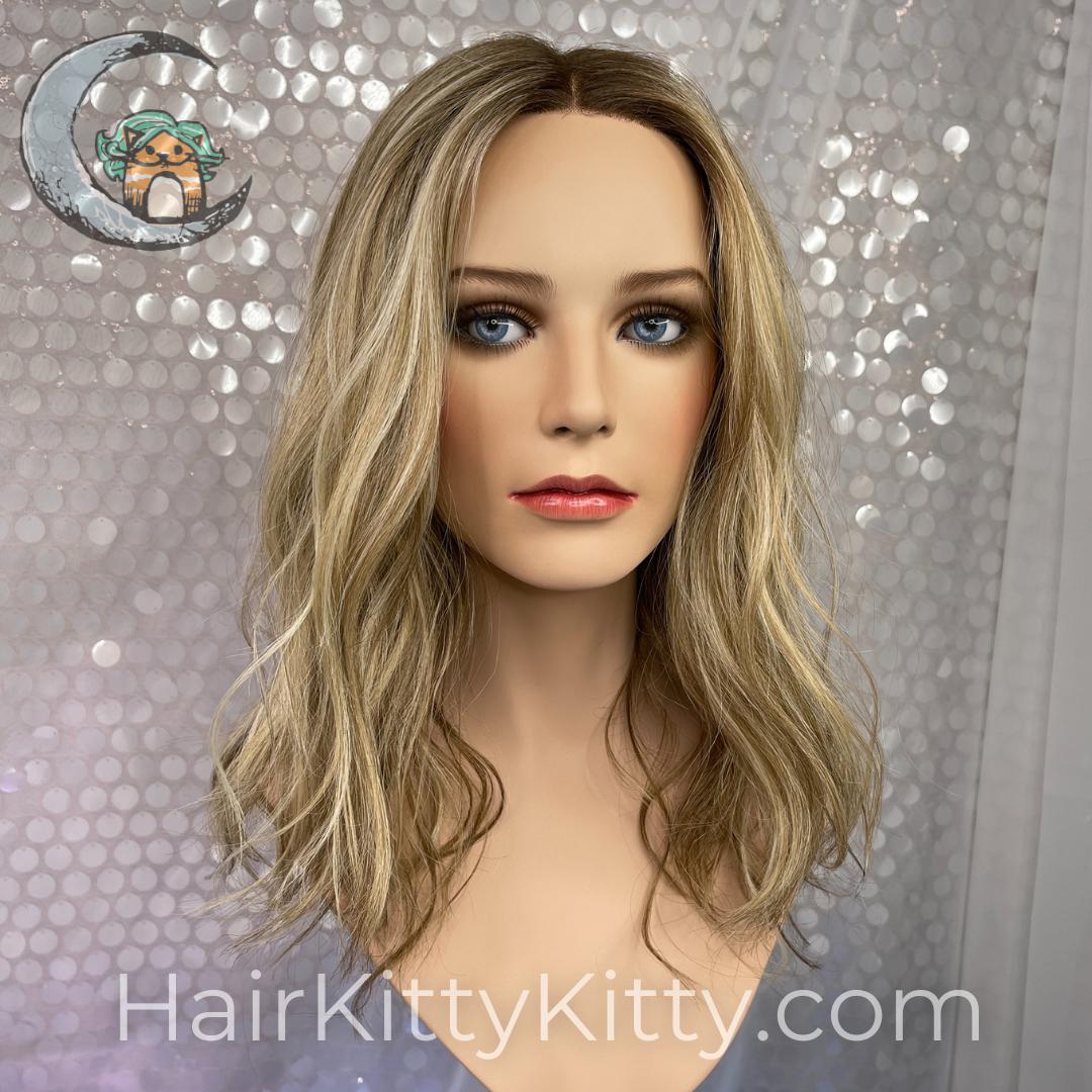 Sorrel LF Topper - Aniston Foil Rooted-Toppers-Wigs Forever-Sorrel LF Topper | Aniston Foil Rooted | Wigs Forever LF Topper-2021, All, Aniston Foil Rooted, Fashion, Fringe: 14", Glam, Heart + Inverted Triangle, Heat-Friendly Synthetic, Natural Density, Oblong + Rectangle, Oval + Diamond, Overall: 18", Round, Sides: 18", Sorrel LF, Square, Toppers, Weight: 5.0oz, WF-HairKittyKitty