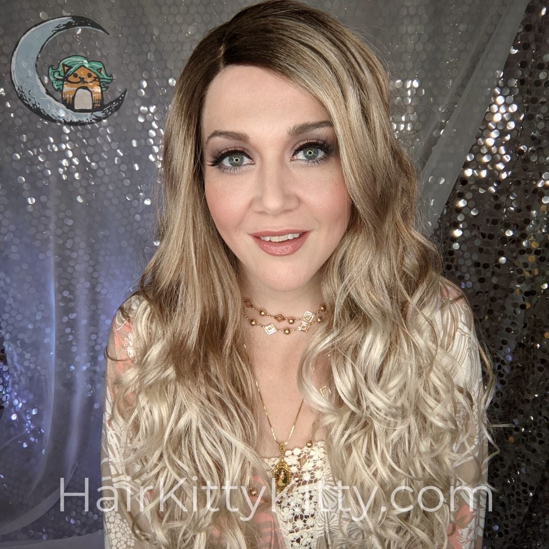 Trinity Monofilament Wig - Beach House Rooted-Monofilament Left Part + Lace Front-Wigs Forever-Beach House Rooted-Trinity | Beach House Rooted | 30 inches | Lace Front Wig | Mono Part-2022, 2A, All, Average, balanced, Beach House Rooted, Fringe: 18", Glam, Heart + Inverted Triangle, Lace Front, Lace Part, Medical, Nape 18 - 22", No Permatease, Oblong + Rectangle, Oval + Diamond, Overall Length: 30", Round, Square, Synthetic (Non-HF), Triangle + Pear, Trinity, Wavy, Weight: 9 oz, WF, Wigs, zodiac
