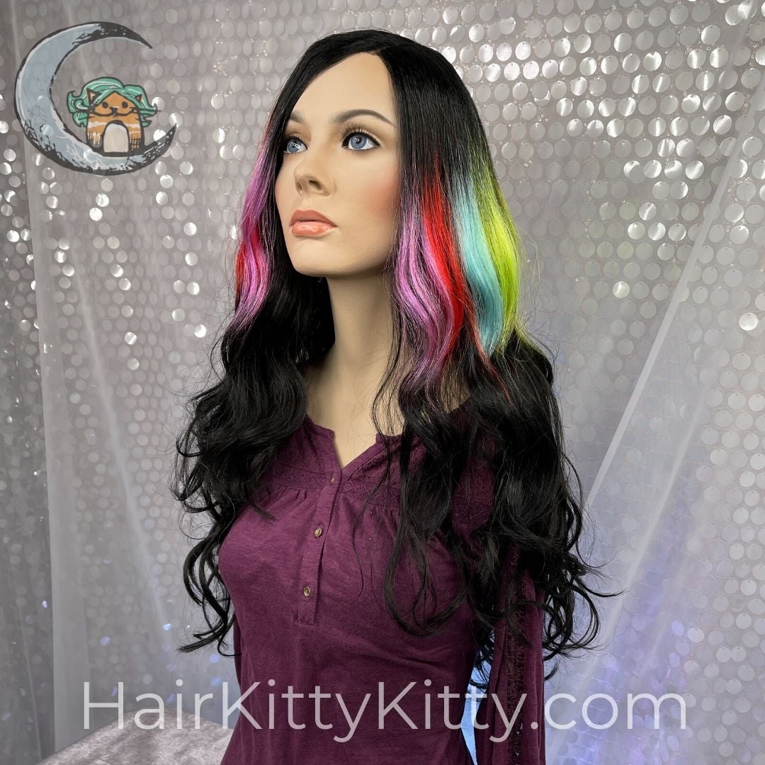 Trinity Monofilament Wig - Prismatic Ebony Rooted-Monofilament Left Part + Lace Front-Wigs Forever-Prismatic Ebony Rooted-Trinity | Prismatic Ebony Rooted | 30 inches | Lace Front Wig | Mono Part-2022, 2A, All, Average, cool, Fringe: 18", Glam, Heart + Inverted Triangle, Lace Front, Lace Part, Medical, Nape 18 - 22", New Releases, No Permatease, Oblong + Rectangle, Oval + Diamond, Overall Length: 30", Prismatic Ebony Rooted, Round, Square, Synthetic (Non-HF), Triangle + Pear, Trinity, Wavy, Weig