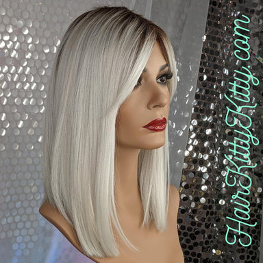 Vaughn Wig - Illuminaughty Rooted-Machine Made Wefted Wig-CysterWigs Limited-Illuminaughty Rooted-Vaughn | Illuminaughty Rooted | CysterWigs Limited | HF Full Wig-2021, all, Average, cool, CWL, Fashion, Favorites, Fringe, Fringe: 5.5", Heart + Inverted Triangle, Heat-Friendly Synthetic, intense, Natural Density, New Releases, No Permatease, Oblong + Rectangle, Oval + Diamond, Overall Length: 14", Popular, Precision, Round, Square, Standard Wig, Straight, Triangle + Pear, Vaughn, Weight: 6 oz, Wi
