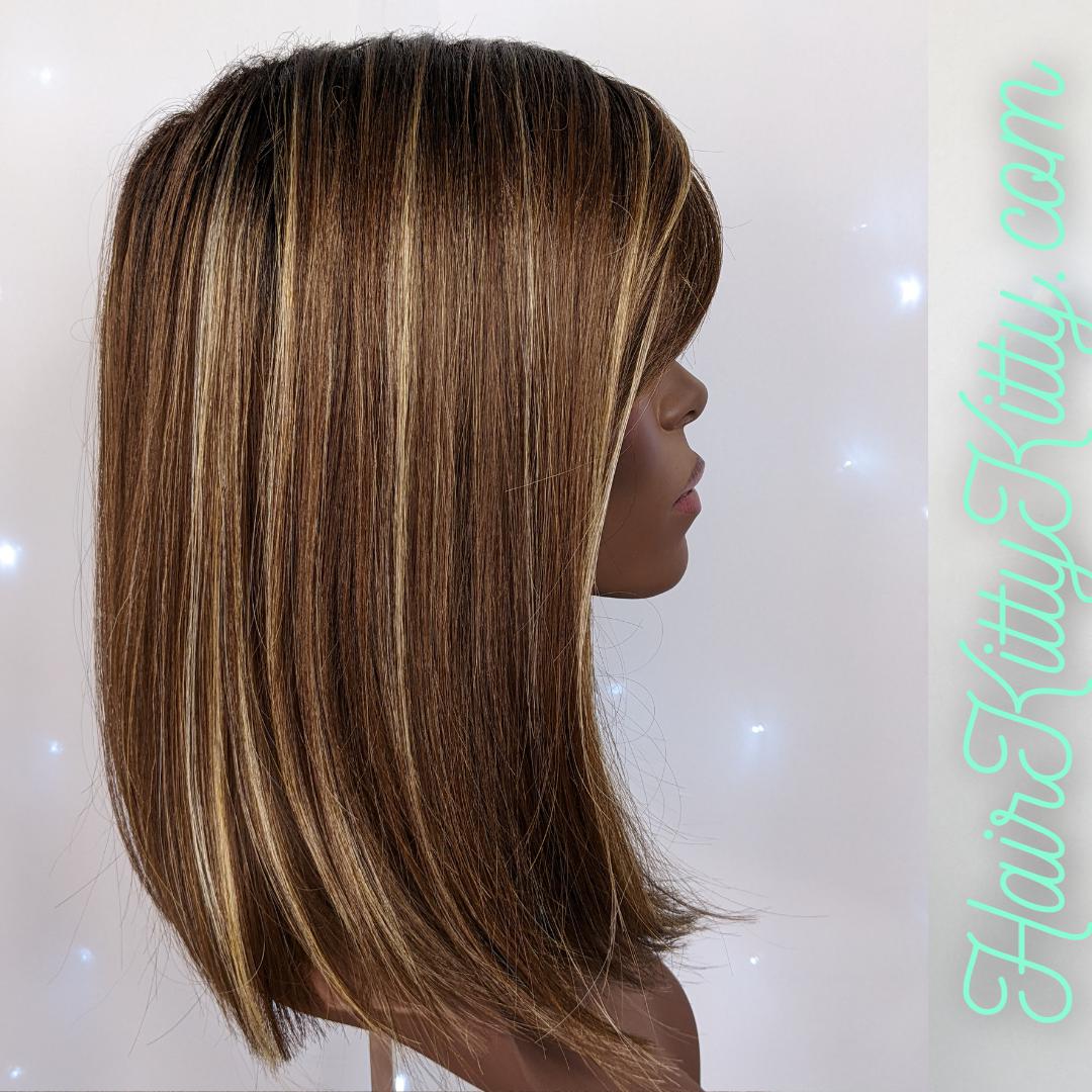 Vaughn Wig - Tortoiseshell Rooted-Machine Made Wefted Wig-CysterWigs Limited-Tortoiseshell Rooted-Vaughn | Tortoiseshell Rooted | CysterWigs Limited | HF Full Wig-2021, all, Average, cool, CWL, Fashion, Favorites, Fringe, Fringe: 5.5", Glam, Heart + Inverted Triangle, Heat-Friendly Synthetic, intense, Magenta Melt Rooted, Natural Density, New Releases, No Permatease, Oblong + Rectangle, Oval + Diamond, Overall Length: 14", Popular, Precision, Round, Square, Standard Wig, Straight, Triangle + Pea