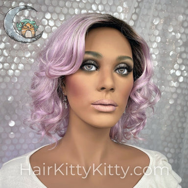 Willow Wig - Moonlit Orchid Rooted-Premium Open Capped Wigs-Wigs Forever-Moonlit Orchid Rooted-Willow | Moonlit Orchid Rooted | Wigs Forever Synthetic | Open Cap-3A, All, Average-Large, Bob, cool, Fashion, Fringe: 8", Has Permatease, Heart + Inverted Triangle, Medical, Moonlit Orchid Rooted, Nape 4 - 6", Natural Curls, olive, Oval + Diamond, Overall Length: 14", Popular, Round, Square, Standard Wig, Synthetic (Non-HF), Triangle + Pear, Weight: 4 oz, WF, Willow, zodiac-aquarius, zodiac-cancer, zo