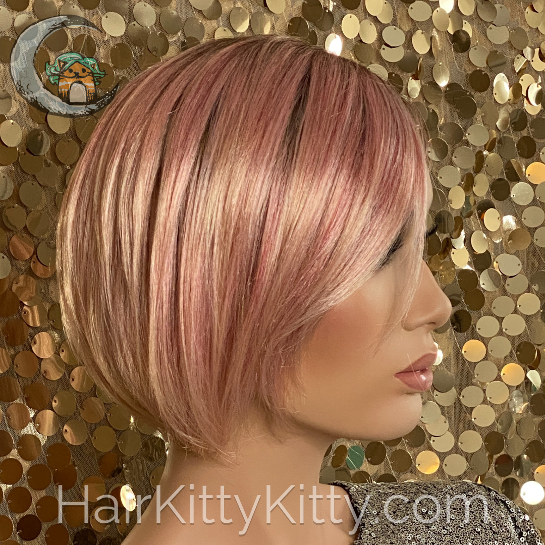 Zoey Mono Wig - Strawberry Shake Rooted